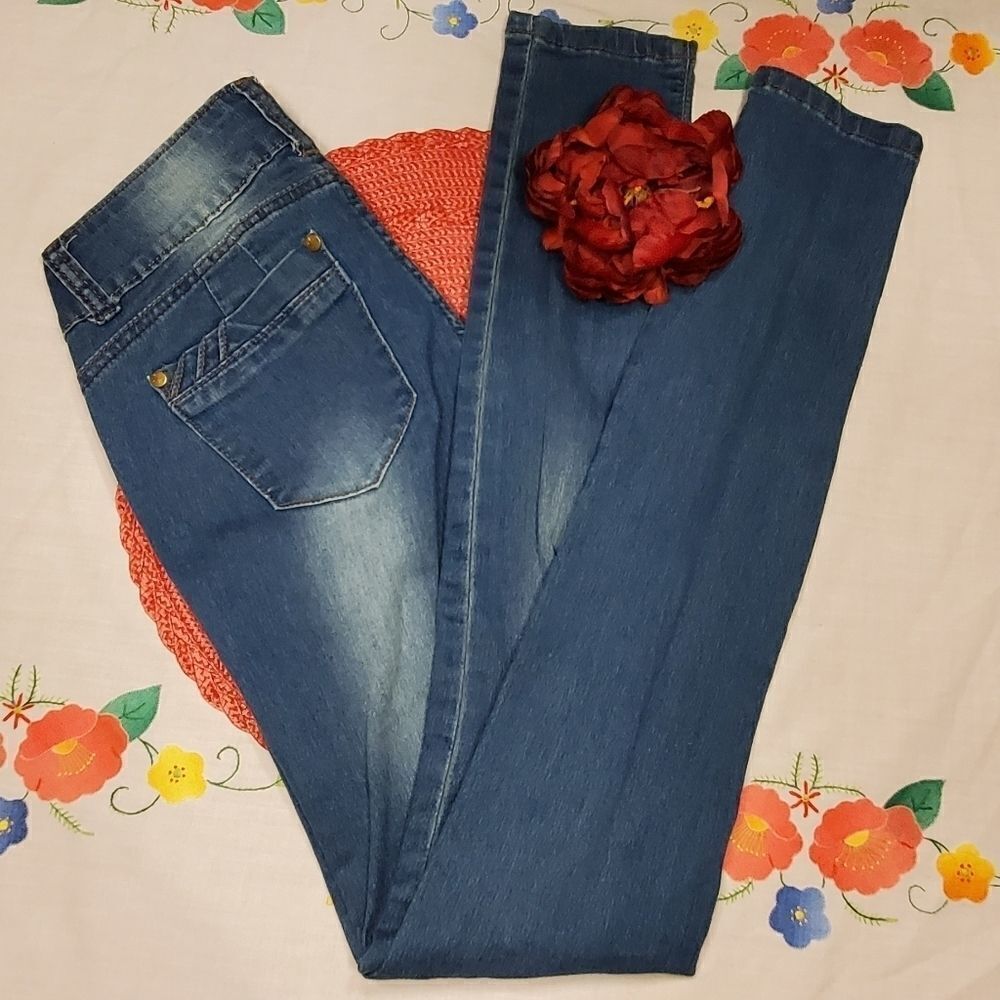 V.I.P. Blue Skinny Ripped
Jeans - Picture 3 of 6
